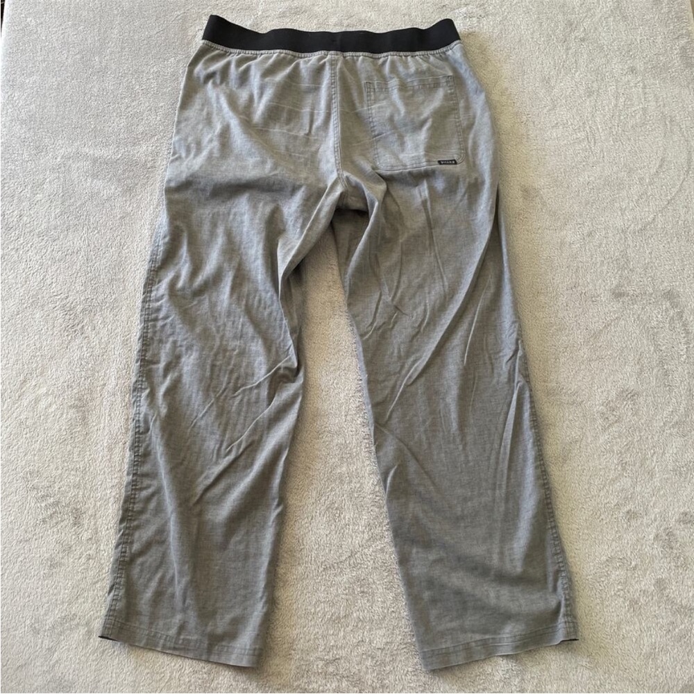 Prana Pants Mens Large Grey Vaha Straight Outdoor Yoga Activewear Gorpcore Hemp